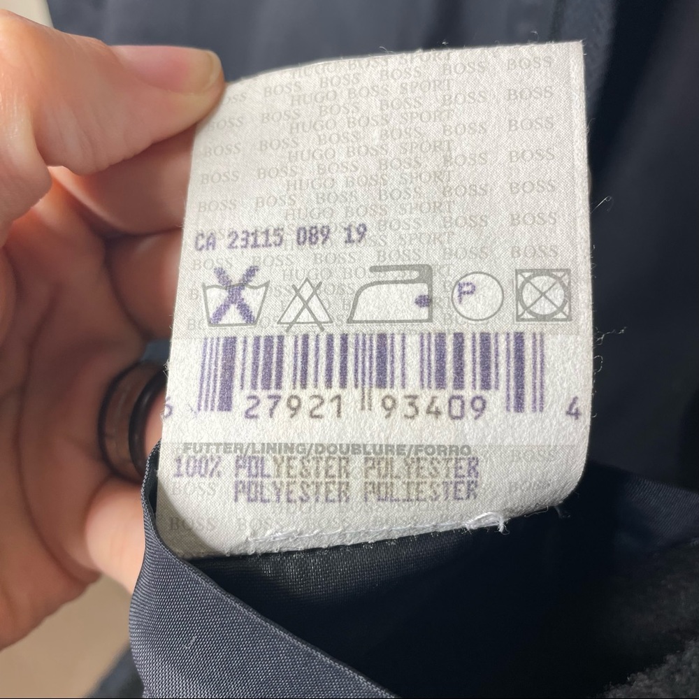 Hugo Boss Men's Windbreaker Jacket Vest In Black - Picture 5 of 9